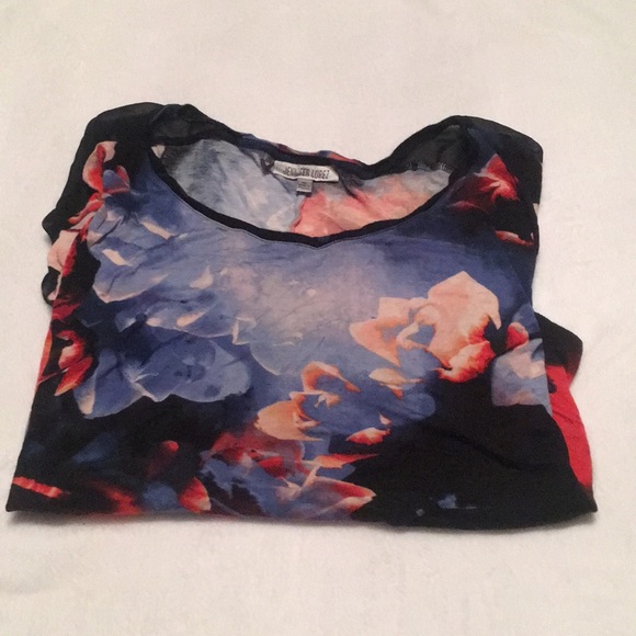 Jennifer Lopez floral top size xl women